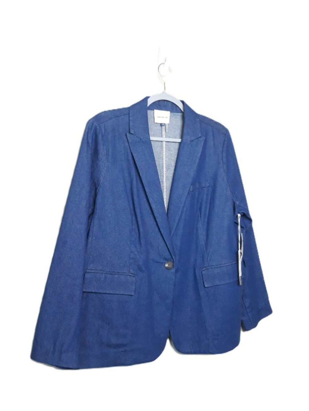 NEW Court & Rowe Blue Denim Blazer Jacket 16W